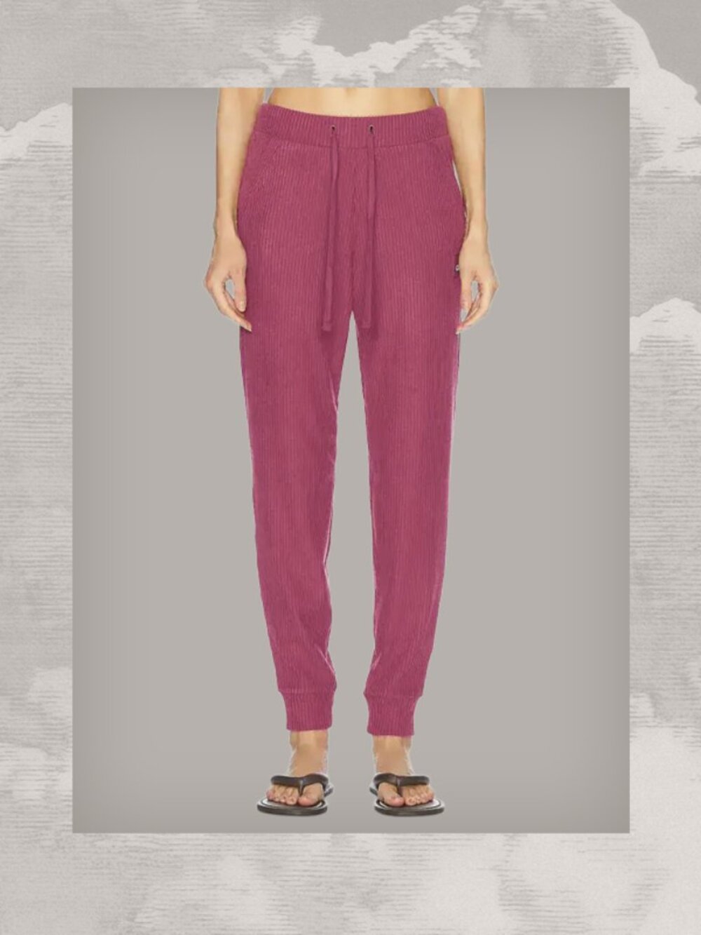 ALO xxs Yoga Muse Joggers Raspberry Sorbet Stretch Sweatpant Ribbed Pink Fushia